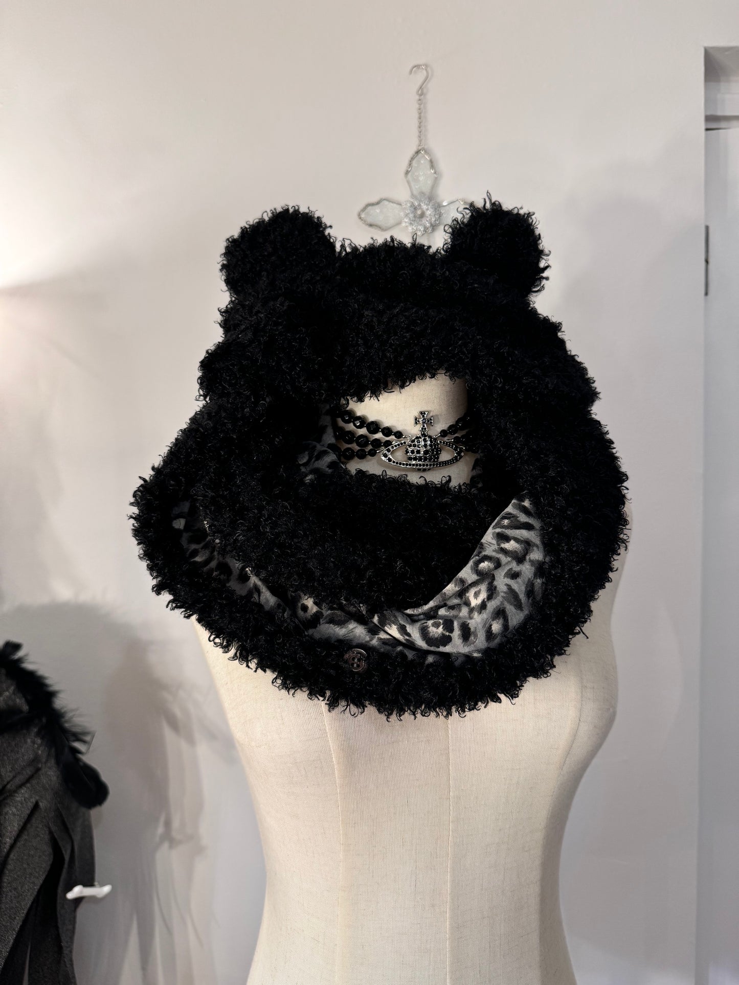 Algonquins Bear Hooded Scarf