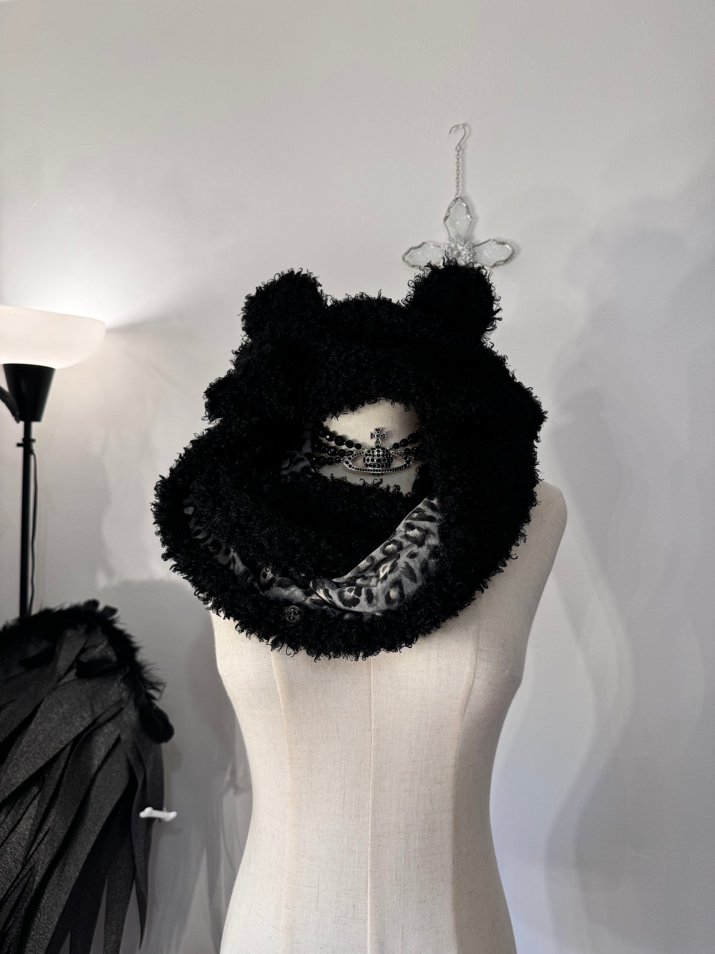 Algonquins Bear Hooded Scarf