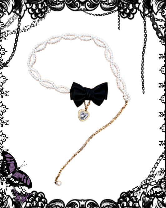 Kuromi Pendant Pearl Belt Chain
