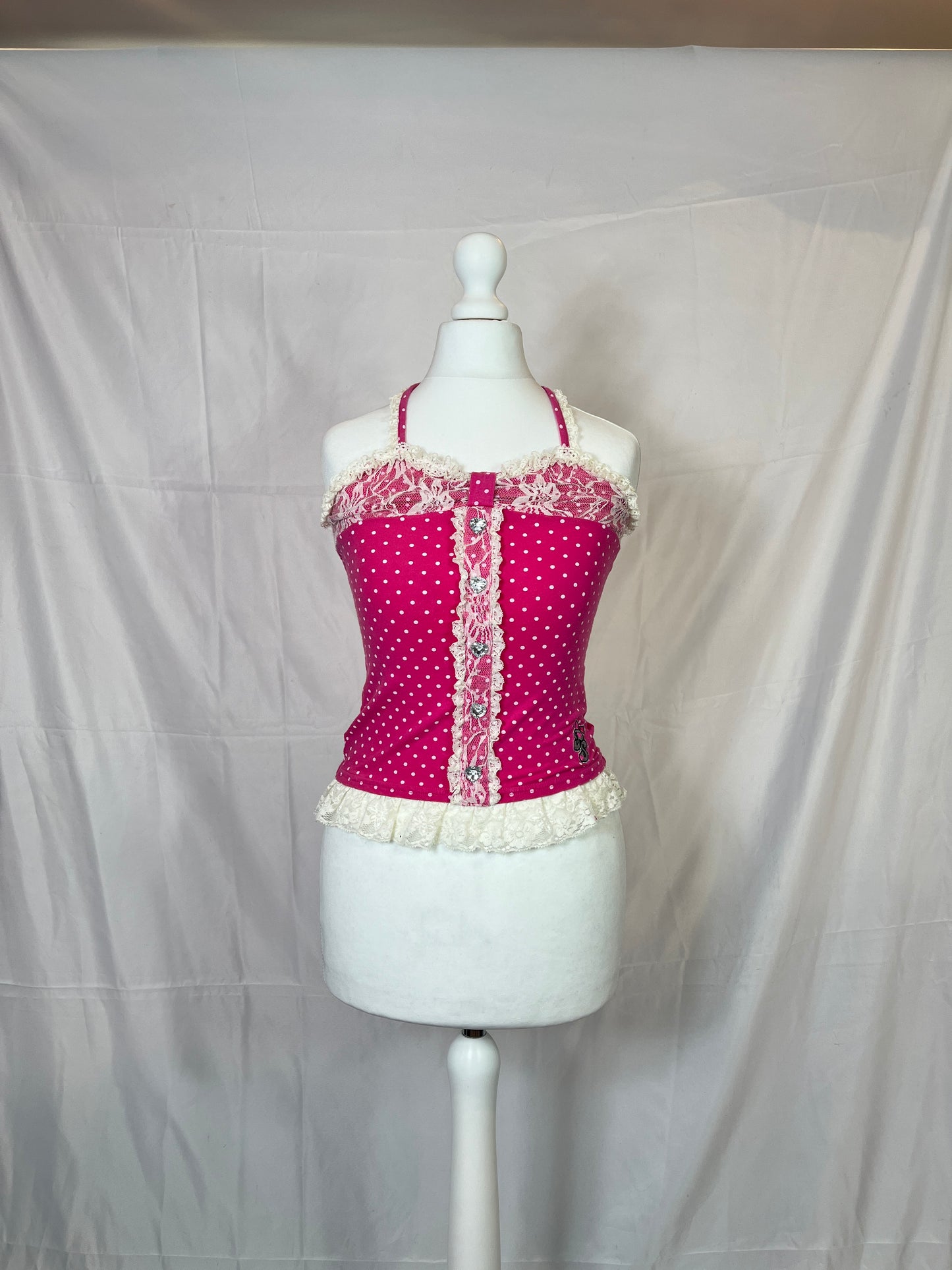 Prism Stone Pink Dots Halter Top