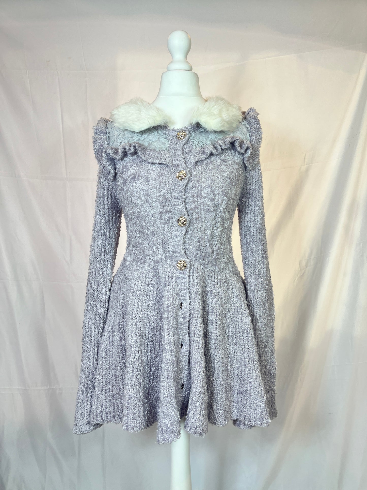 Liz Lisa Knit Button Up Dress