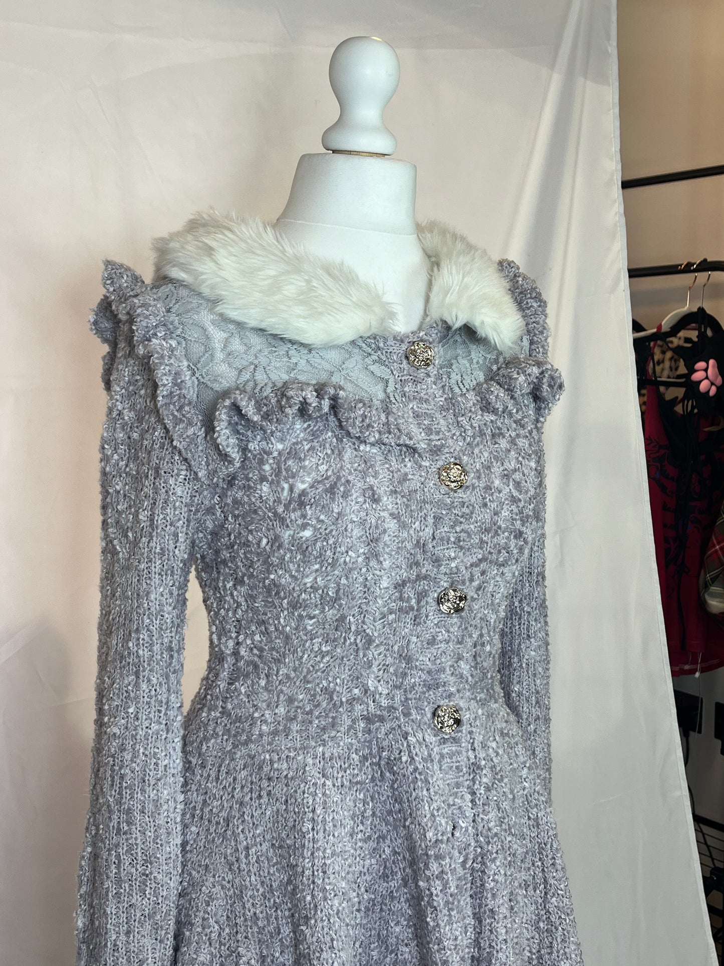 Liz Lisa Knit Button Up Dress