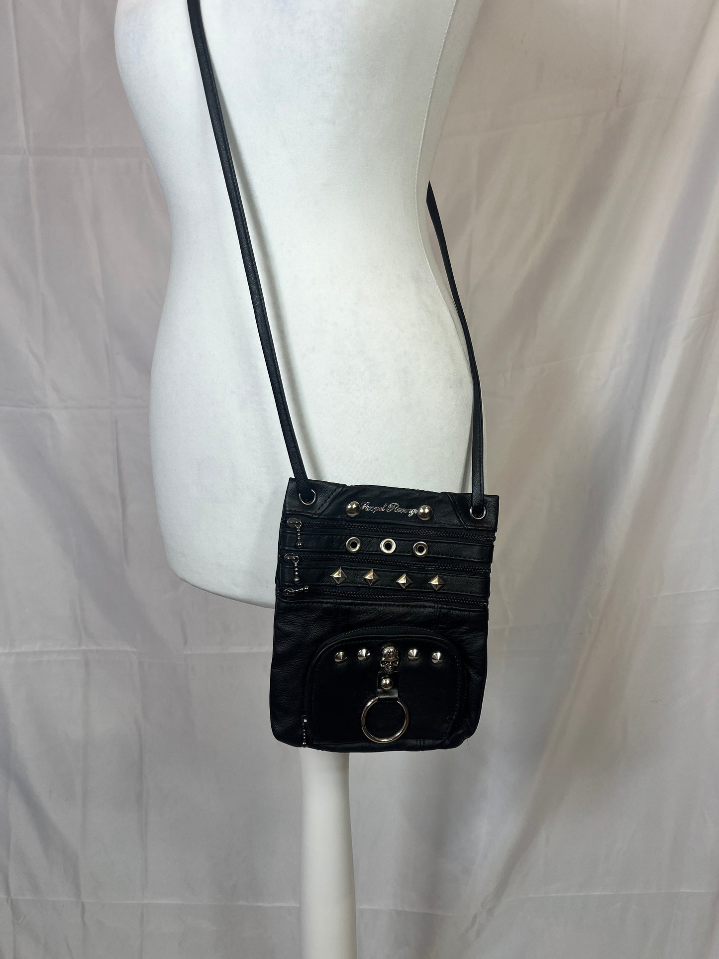 Sexpot Revenge Rivets Crossbody Bag