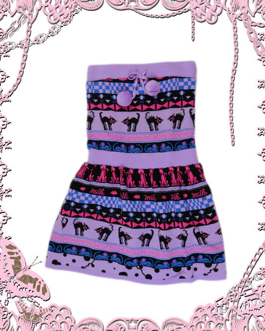 Milk Purple Knit Dress