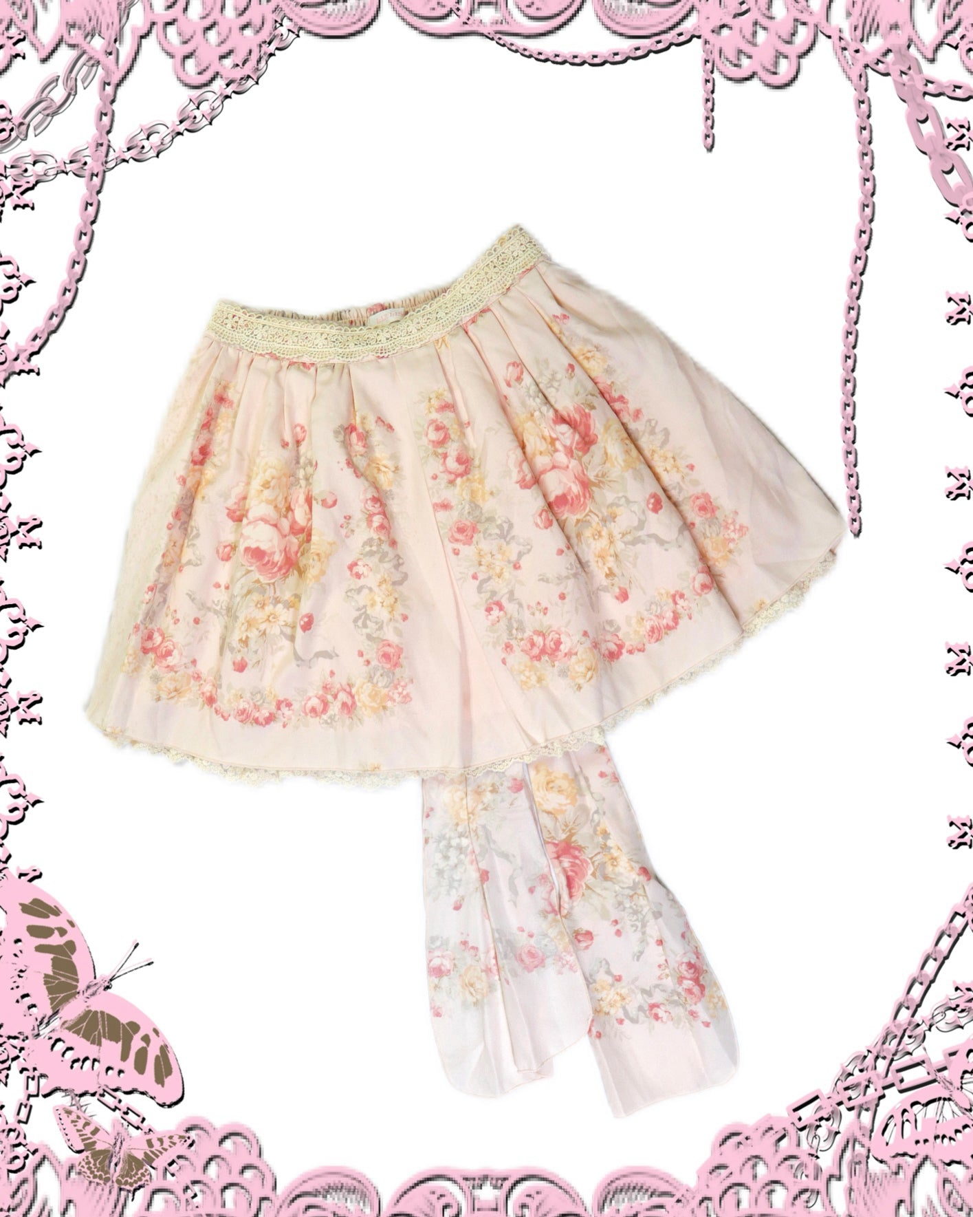 Liz Lisa Floral Print Skirt