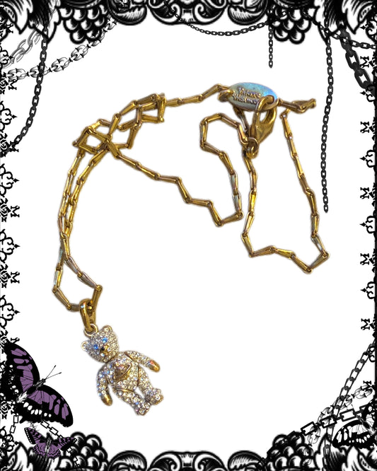Vivienne Westwood Bear Gem Necklace