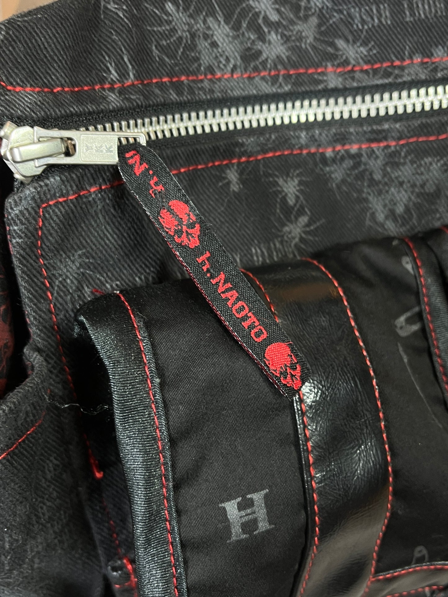h.Naoto Leather Backpack