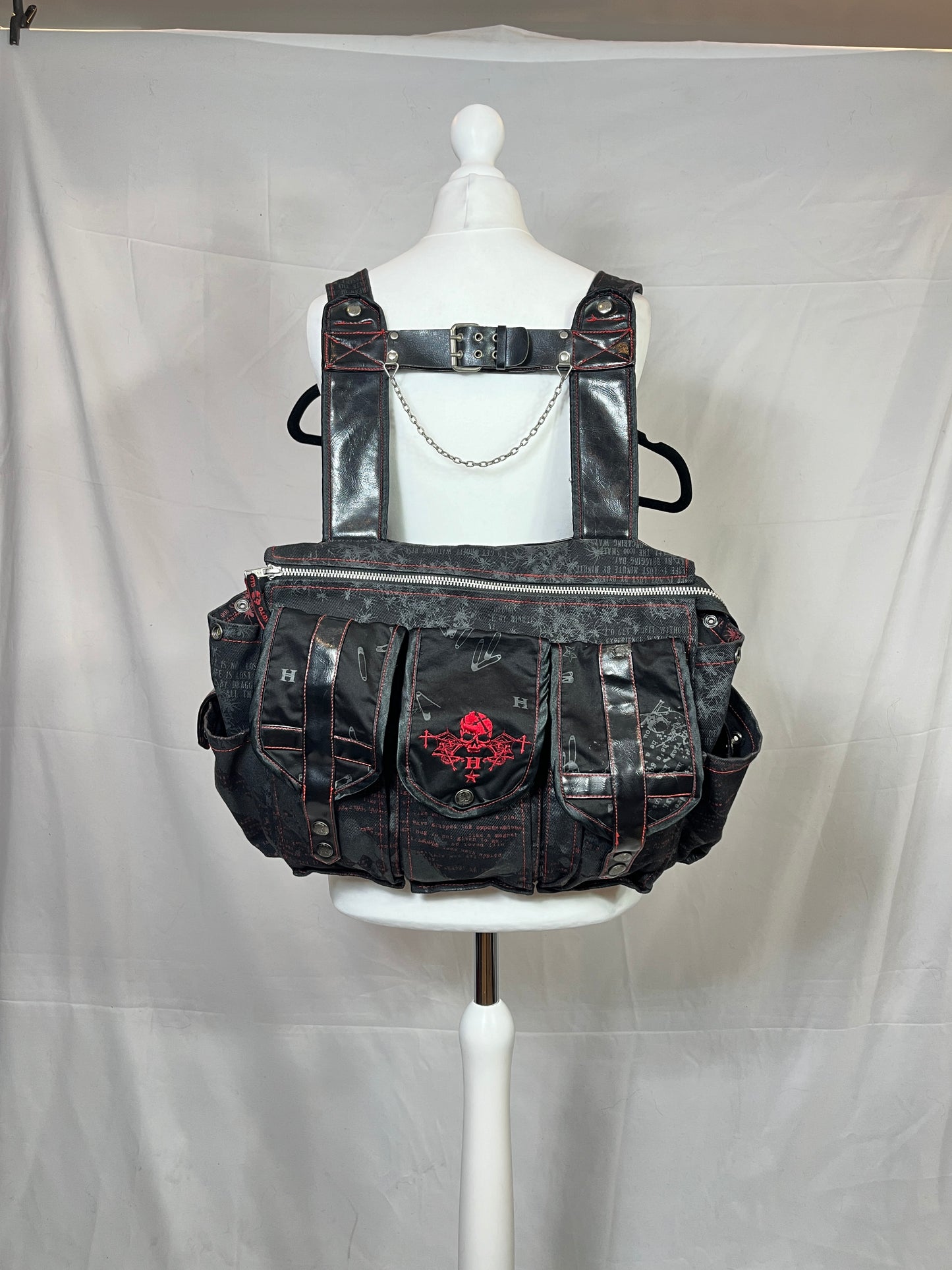 h.Naoto Leather Backpack