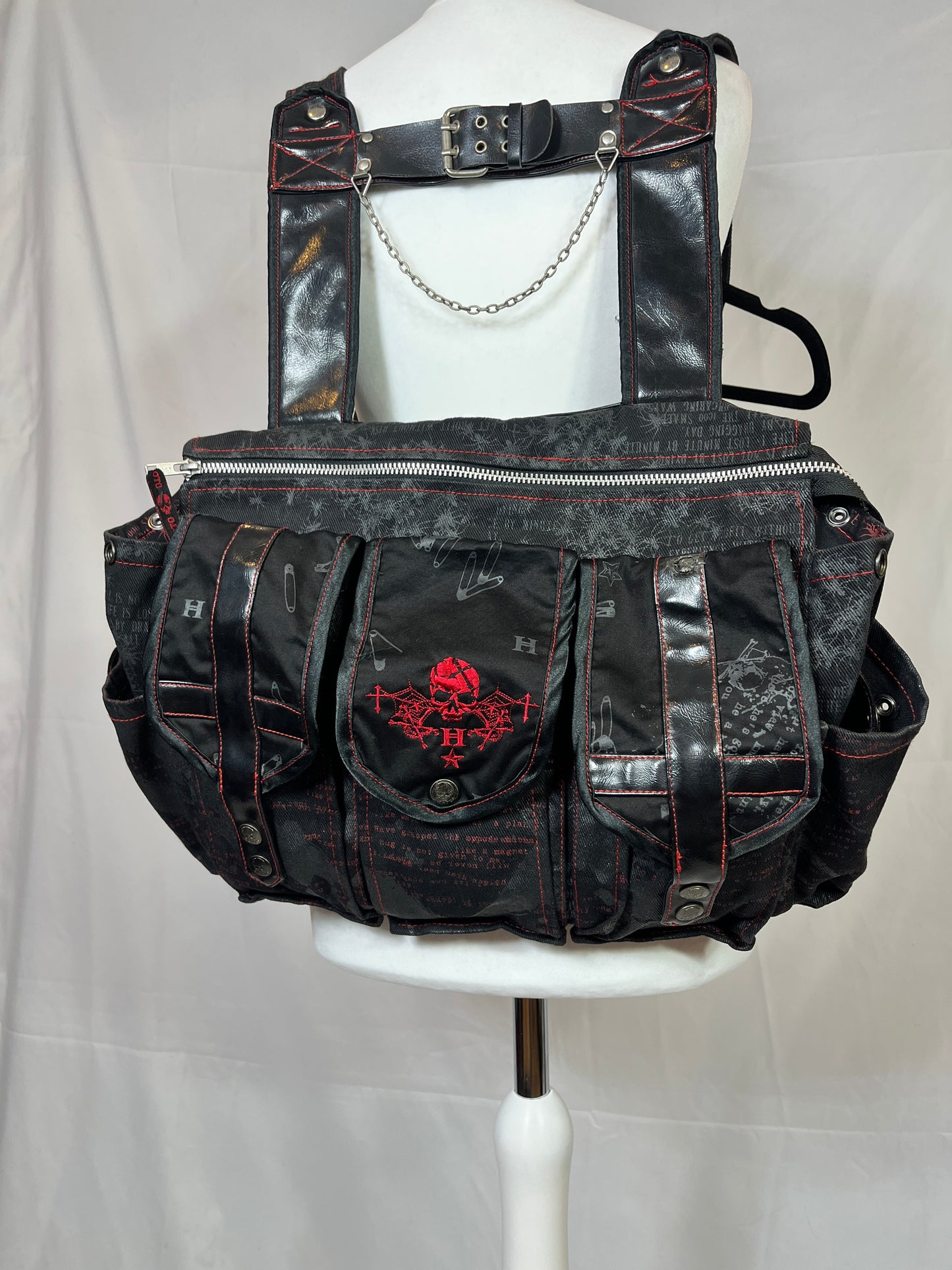 h.Naoto Leather Backpack