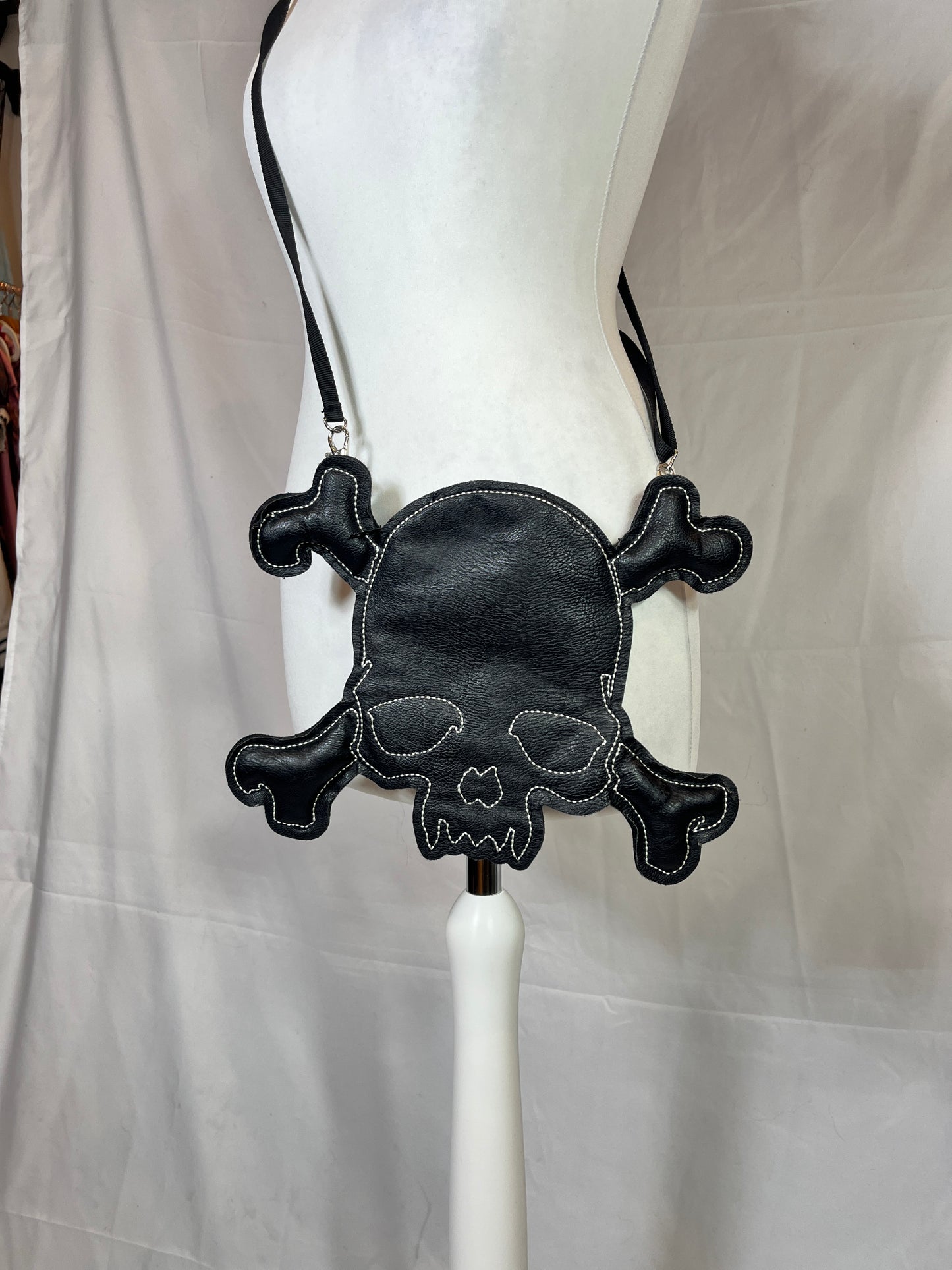 Vamps Skull Crossbody Bag