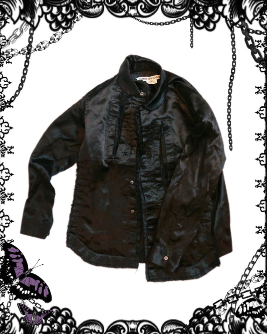 Comme des Garcons Black Silk Shirt