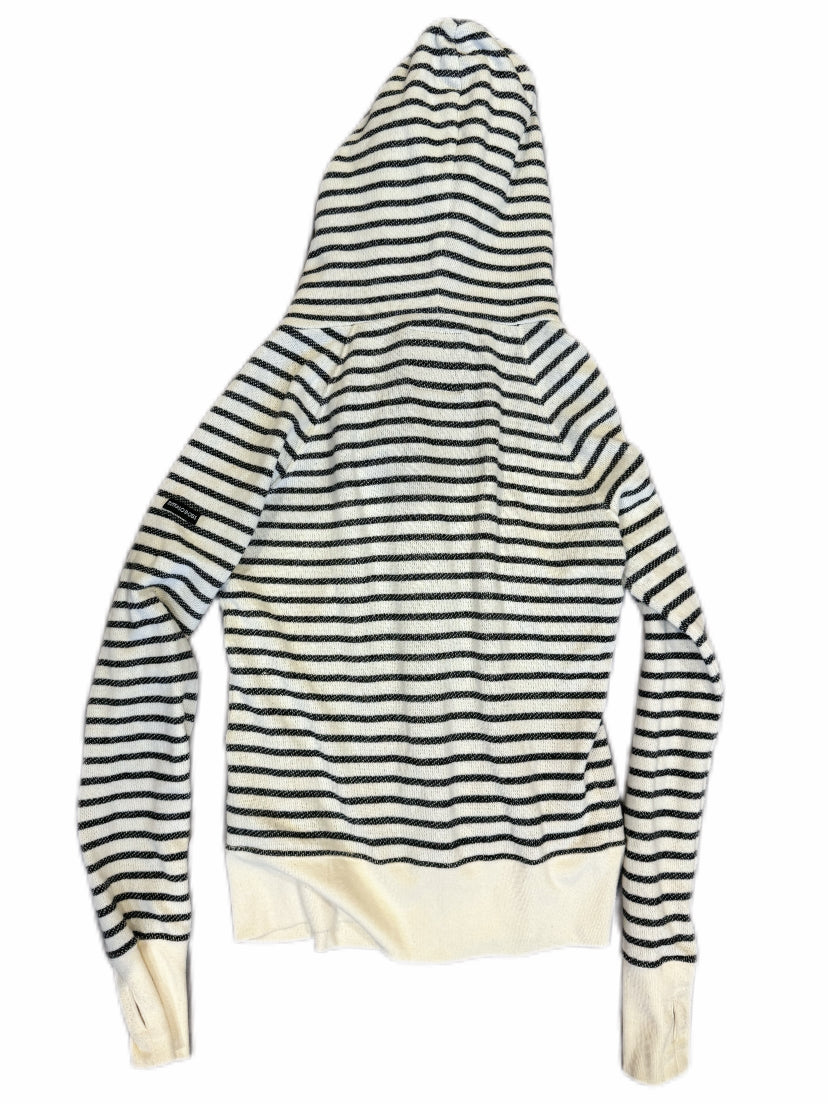 Buffalo Stripe Zip-Up Hoodie