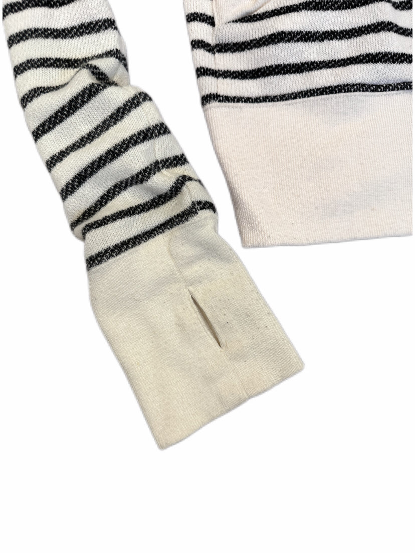 Buffalo Stripe Zip-Up Hoodie
