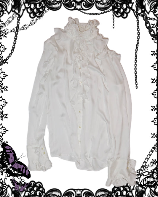 alice auaa Slik White Shirt
