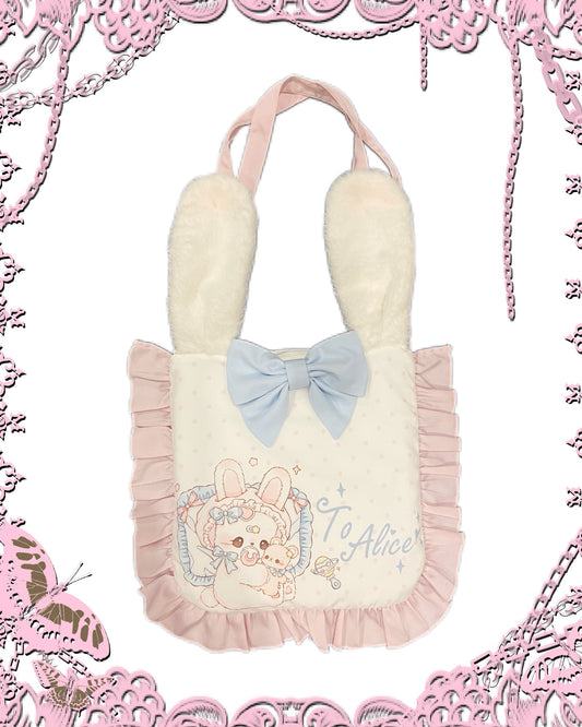 To Alice Bunny Tote Bag