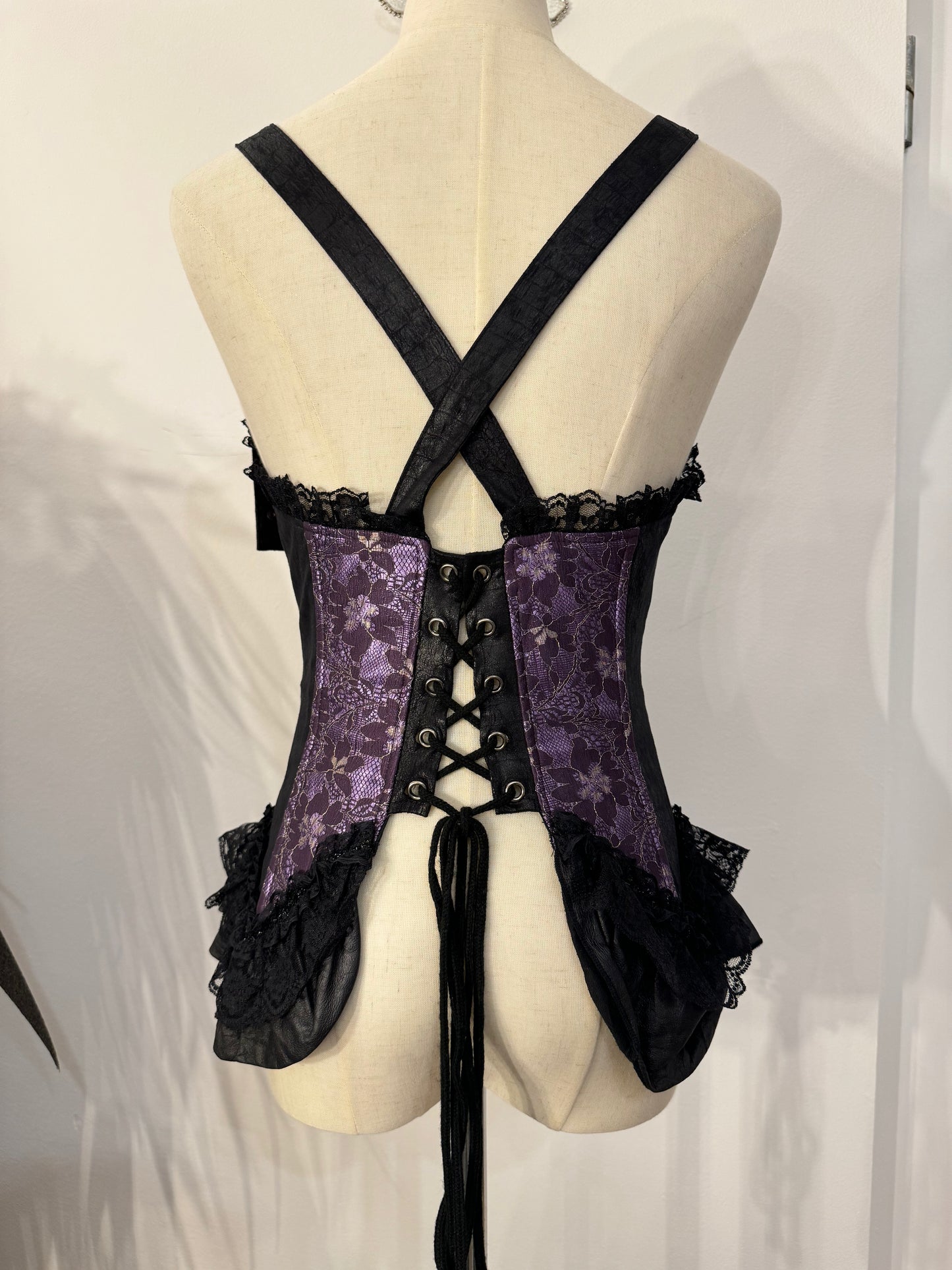 Qutie Frash Purple Lace Corset