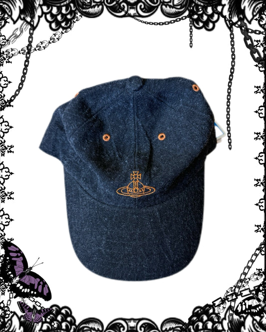 Vivienne Westwood Navy Blue Cap