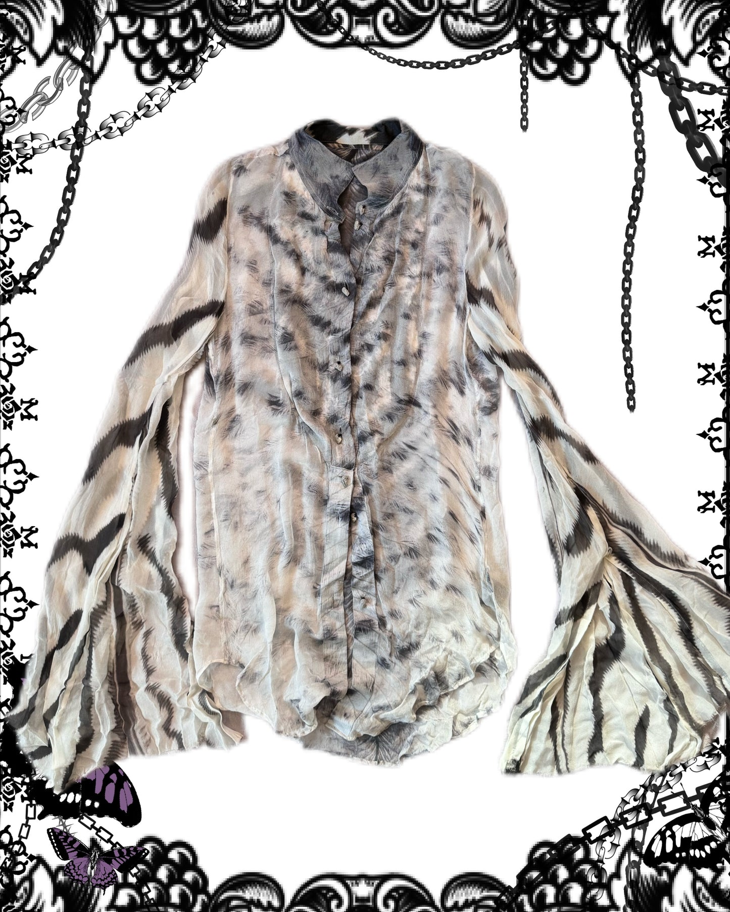 ifsixwasnine Tuxedo Blouse