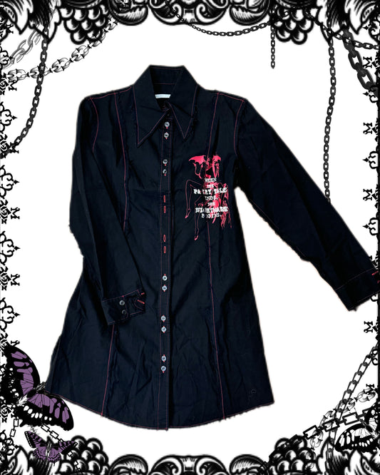 Putumayo Letter Print Button-Up