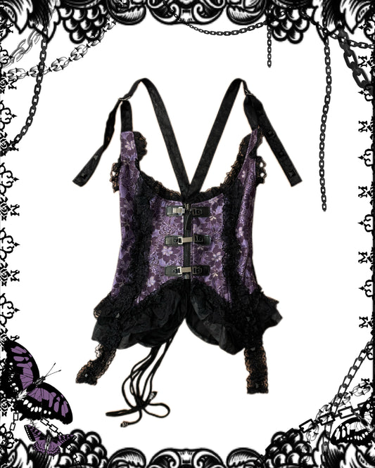 Qutie Frash Purple Lace Corset