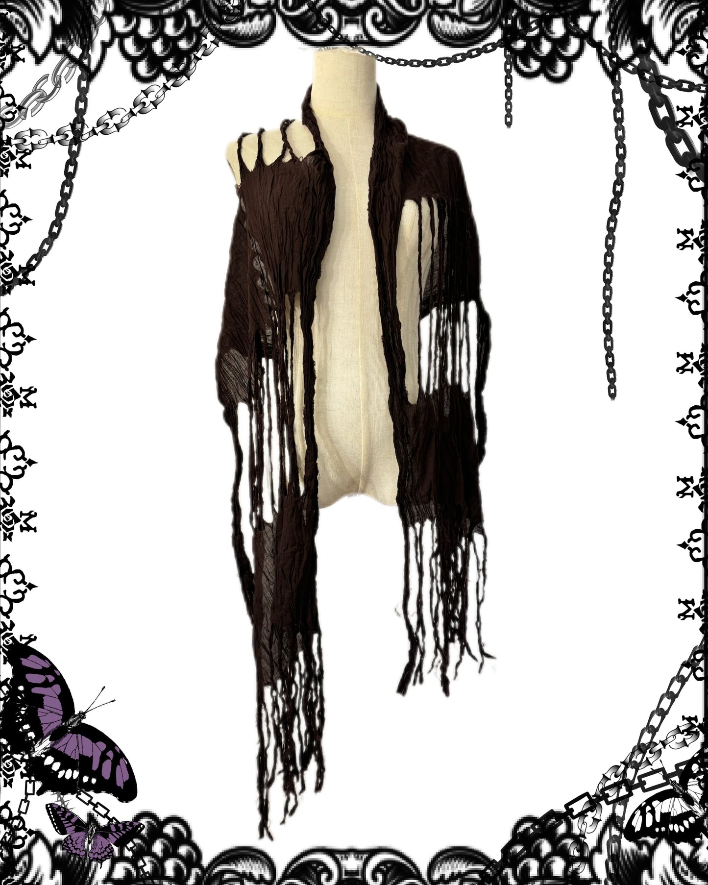 h.Naoto Destructive Scarf