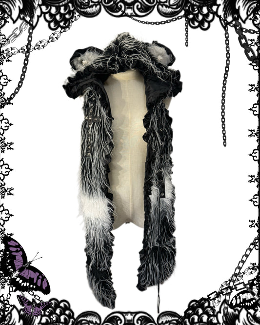 Cat Ear Fur Hooded Scarf