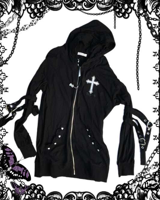 Ank Rouge Multi Strap Oversize Hoodie