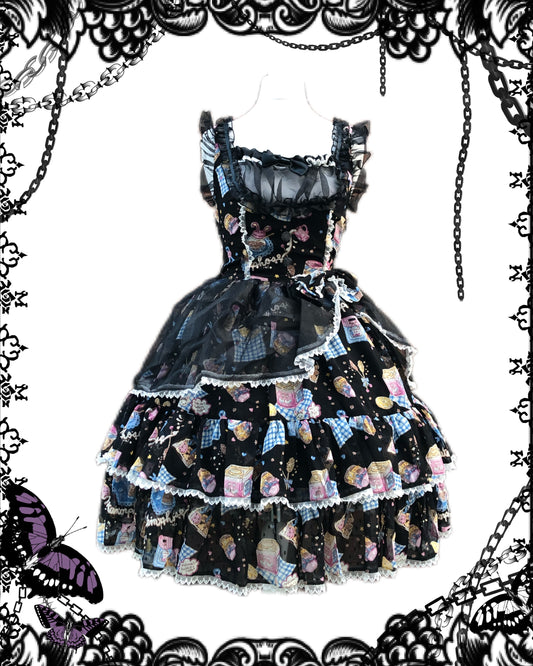 Metamorphose Cookie Print Mesh JSK