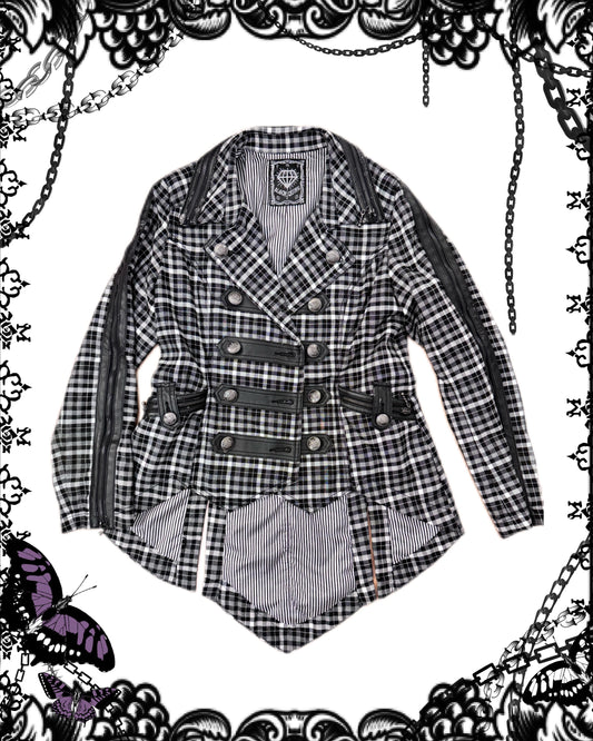 Algonquins Double-breasted Plaid Jacket