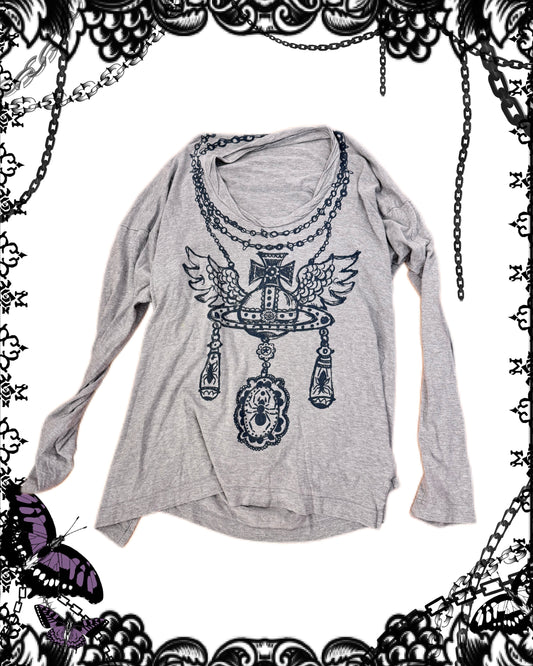 Vivienne Westwood Orb Print Long-Sleeves Top
