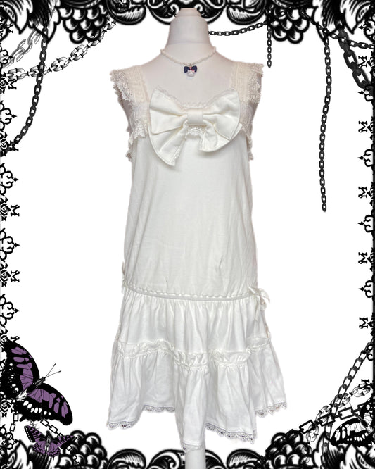 Baby the Stars Shine Bright Bow Ruffle Tank Top Dress