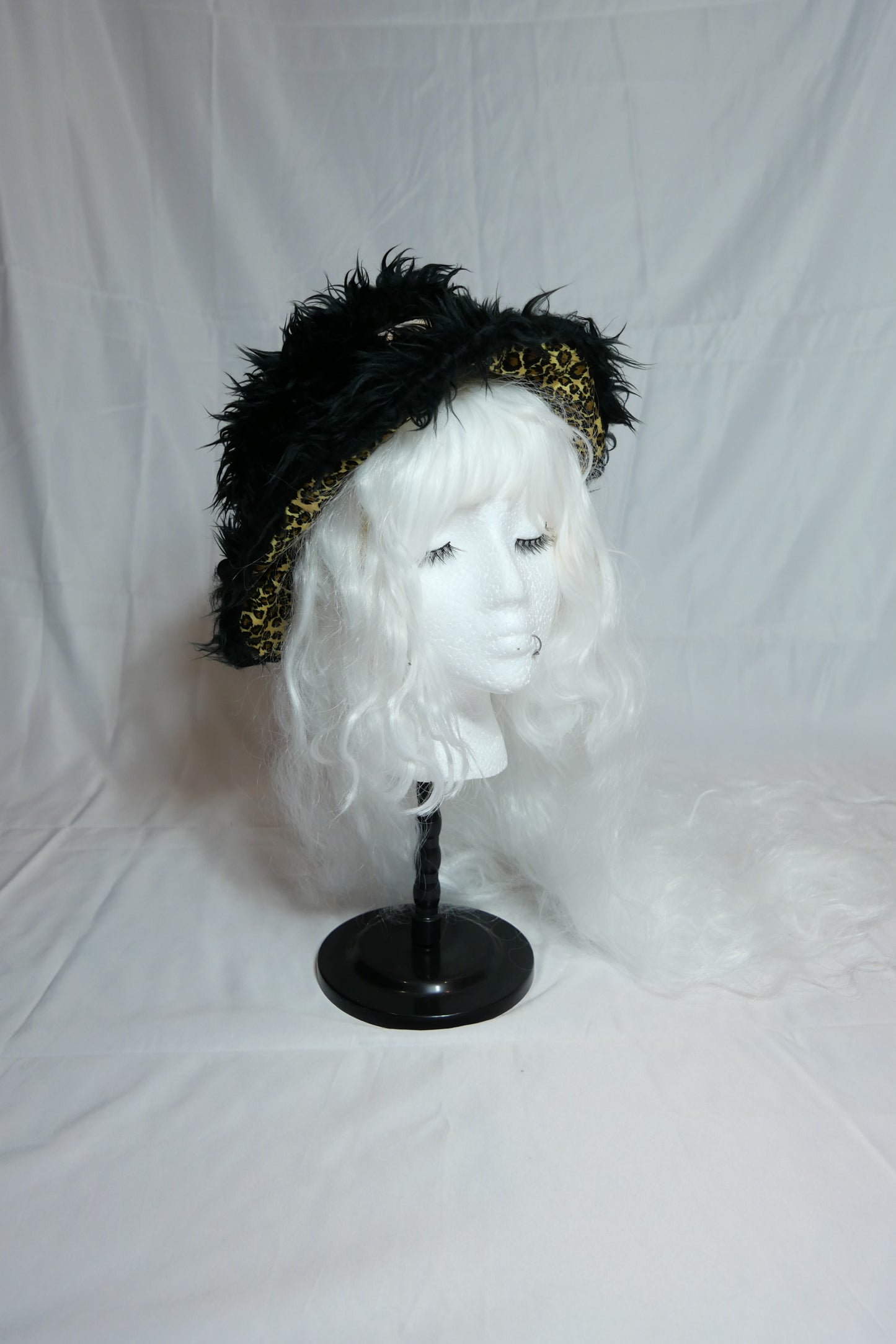 Dangerous Nude Black Fur Bucket Hat