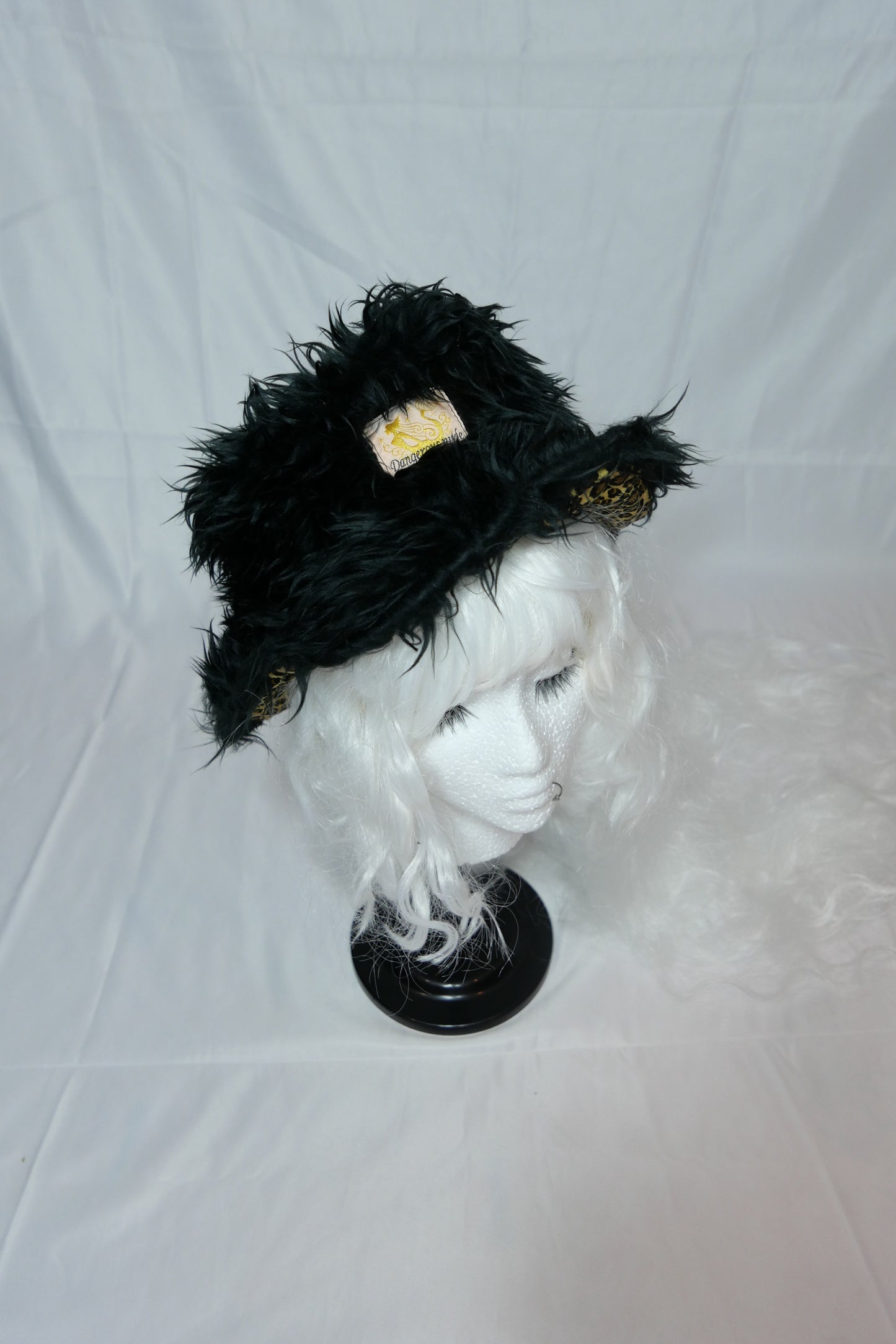 Dangerous Nude Black Fur Bucket Hat