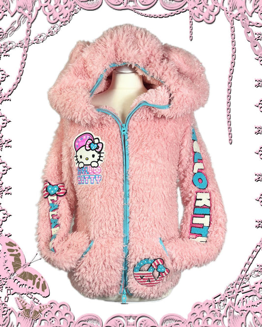 Hello Kitty Pink Fur Hoodie