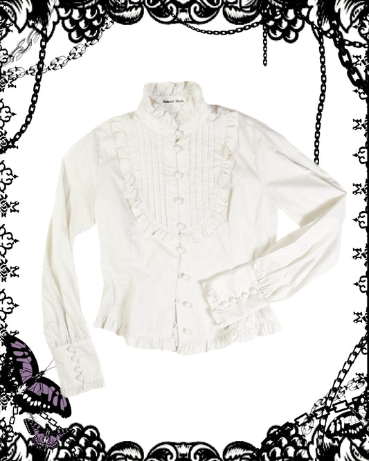 Innocent World Ruffle Collar Button Up Shirt
