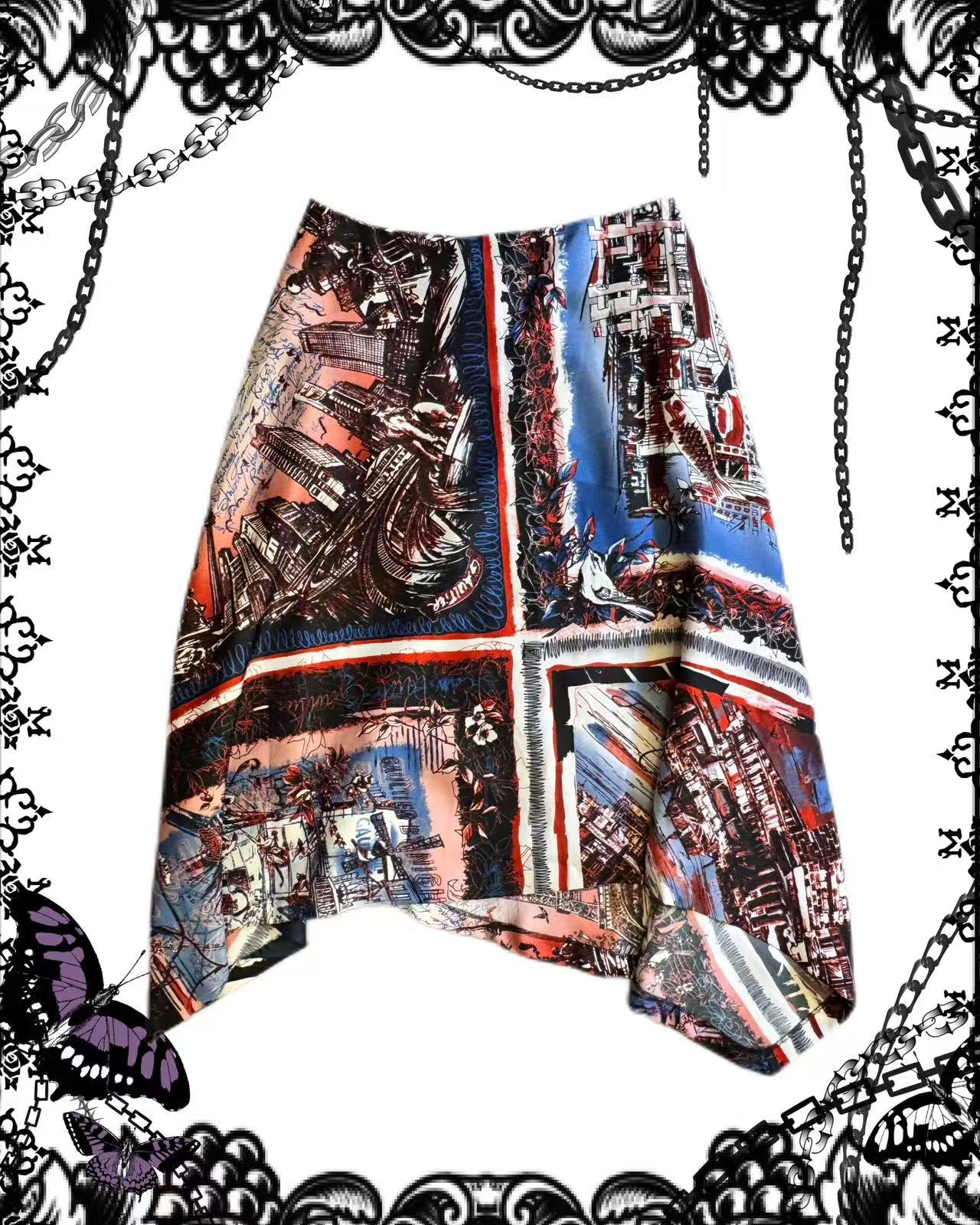 Jean Paul Gaultier Print Skirt