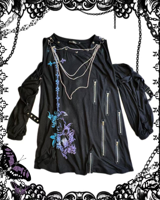 Sexpot Revenge Oversize Top with Chains