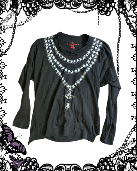 Vivienne Westwood Necklace Print Top