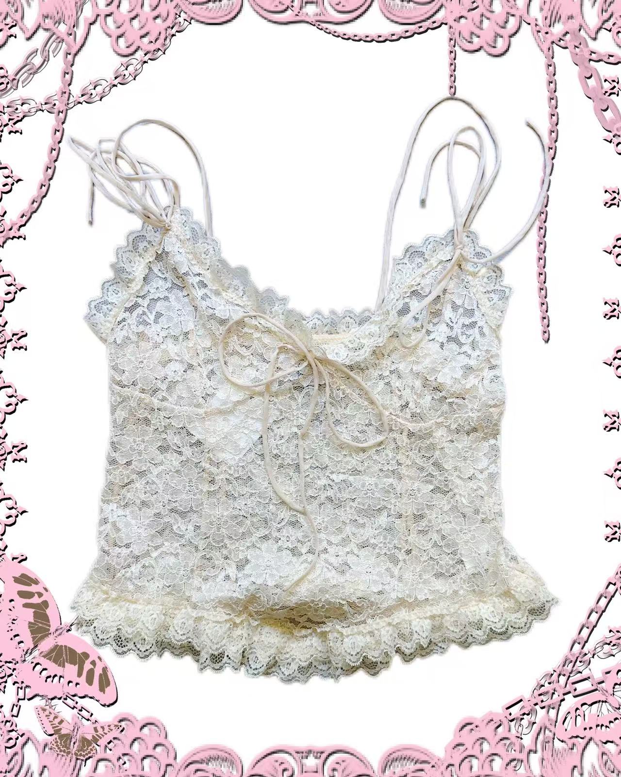 Lace Knit Tank Top