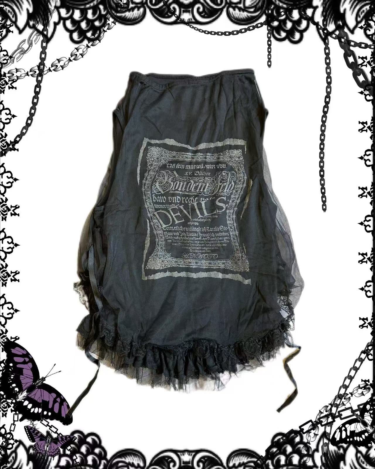 h.Naoto Multi-Layers Mesh Tank Top
