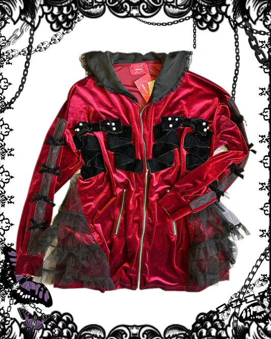 Jamie Velvet Zip-Up Jacket