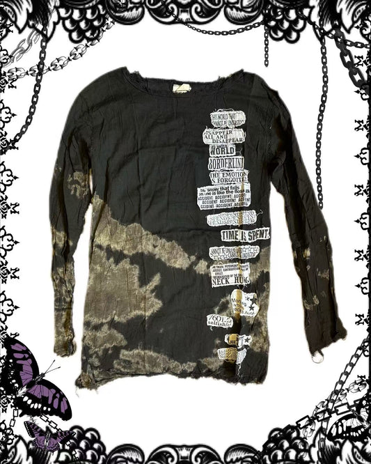 HN+DIE Destructive Tie-Dye Top