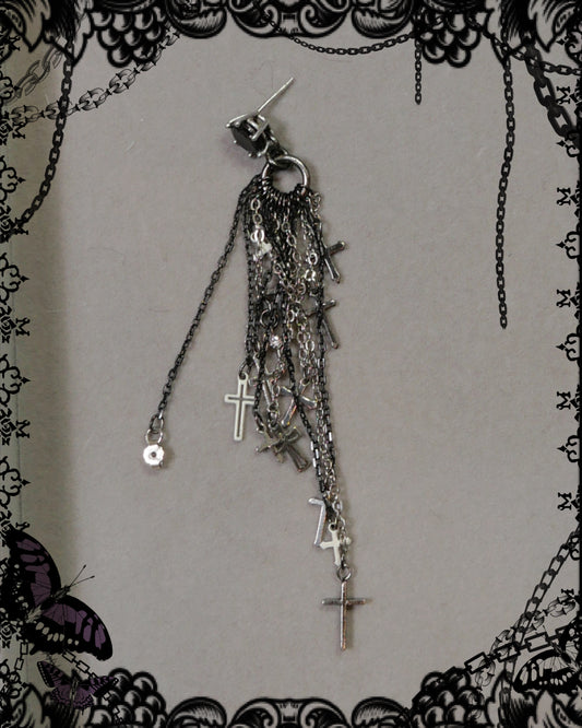 Gunda Cross Earring