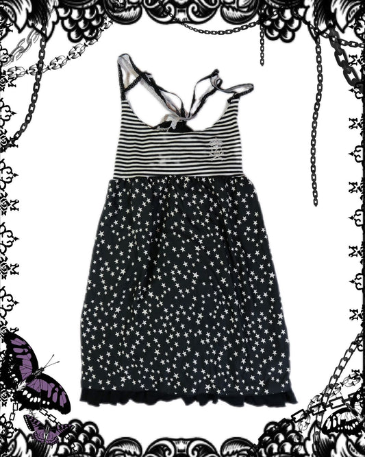 Algonquins Stars Print Tank Top Dress