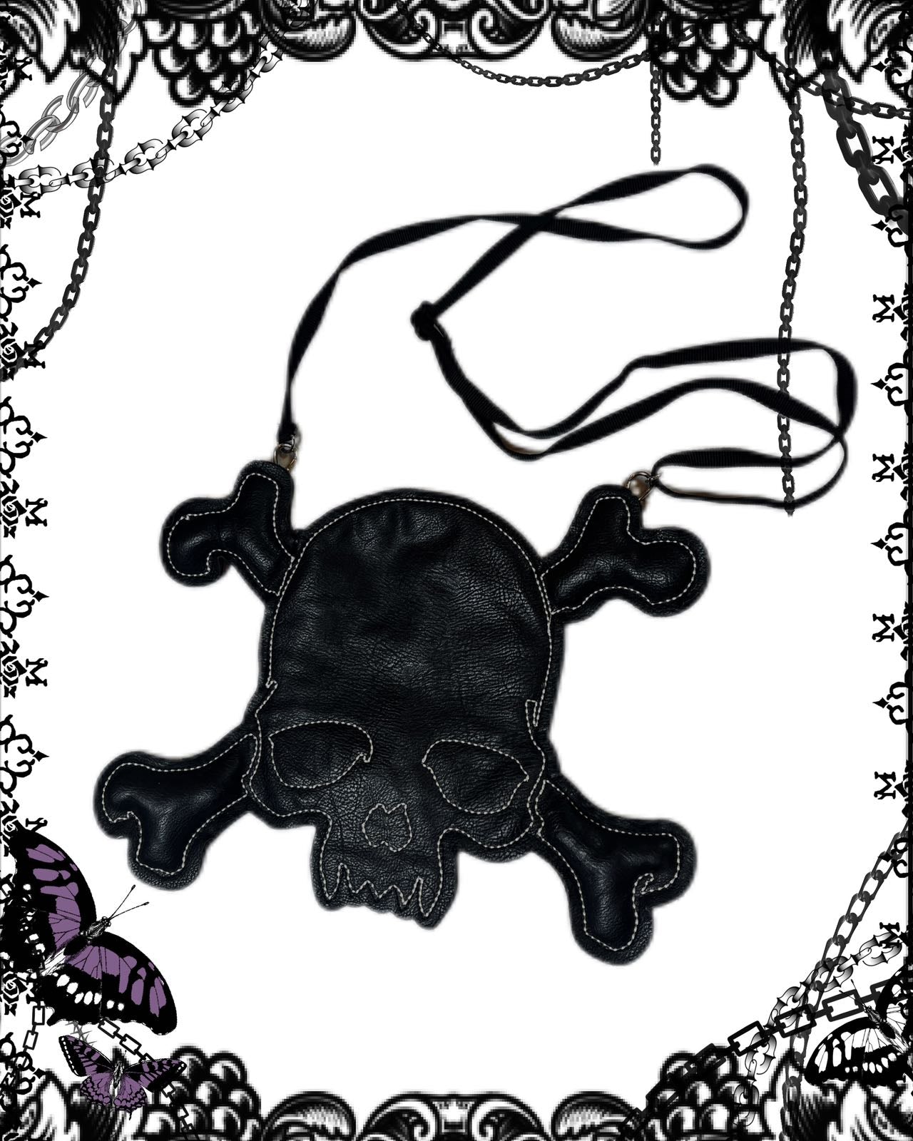 Vamps Skull Crossbody Bag