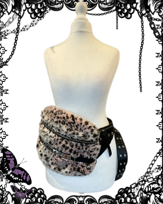 Deorart Leopard Print Belt Bag