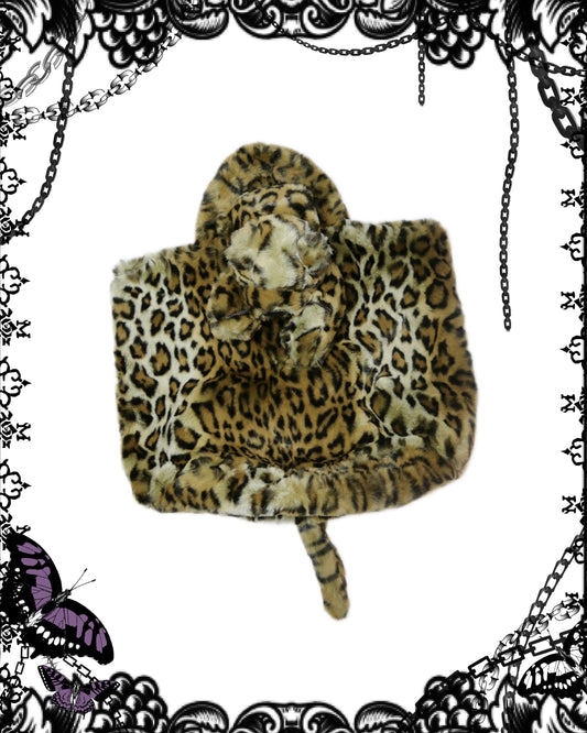 Wonderful World Leopard Fur Handbag